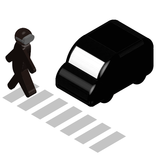 VR Simulator for Pedestrians